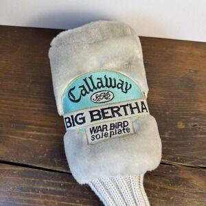 Vintage Callaway Big Bertha War Bird Heaven Wood Gray Golf Headcover Club Cover